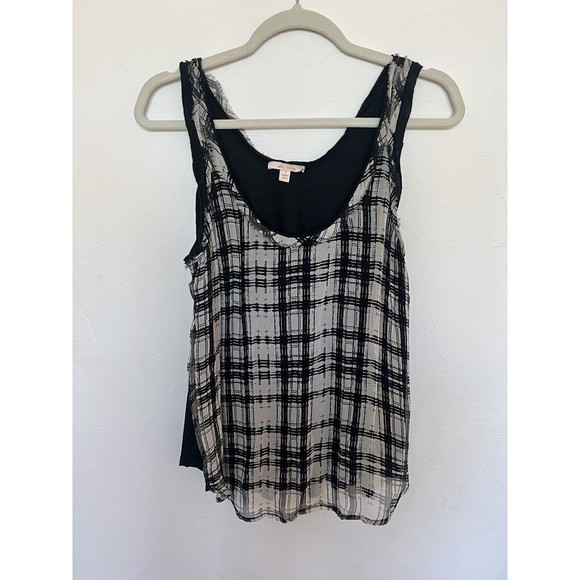 Ella Moss Womens S Tank Black & Cream - Picture 1 of 4